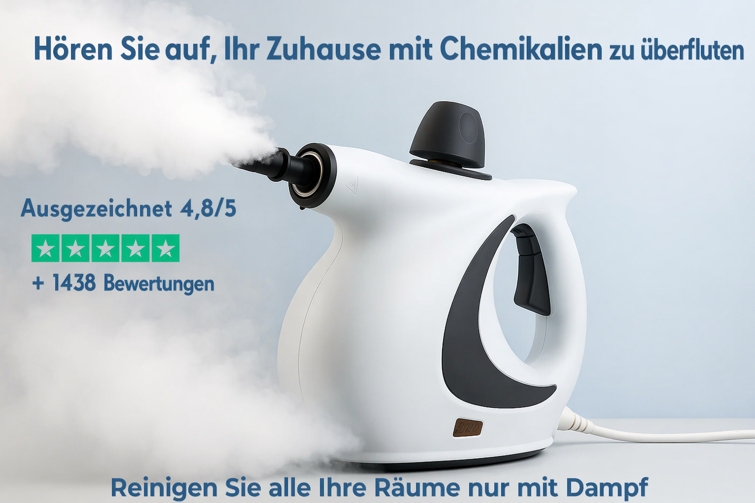 Hören Sie auf Ihr Zuhause zu vergiften – Dampfreiniger