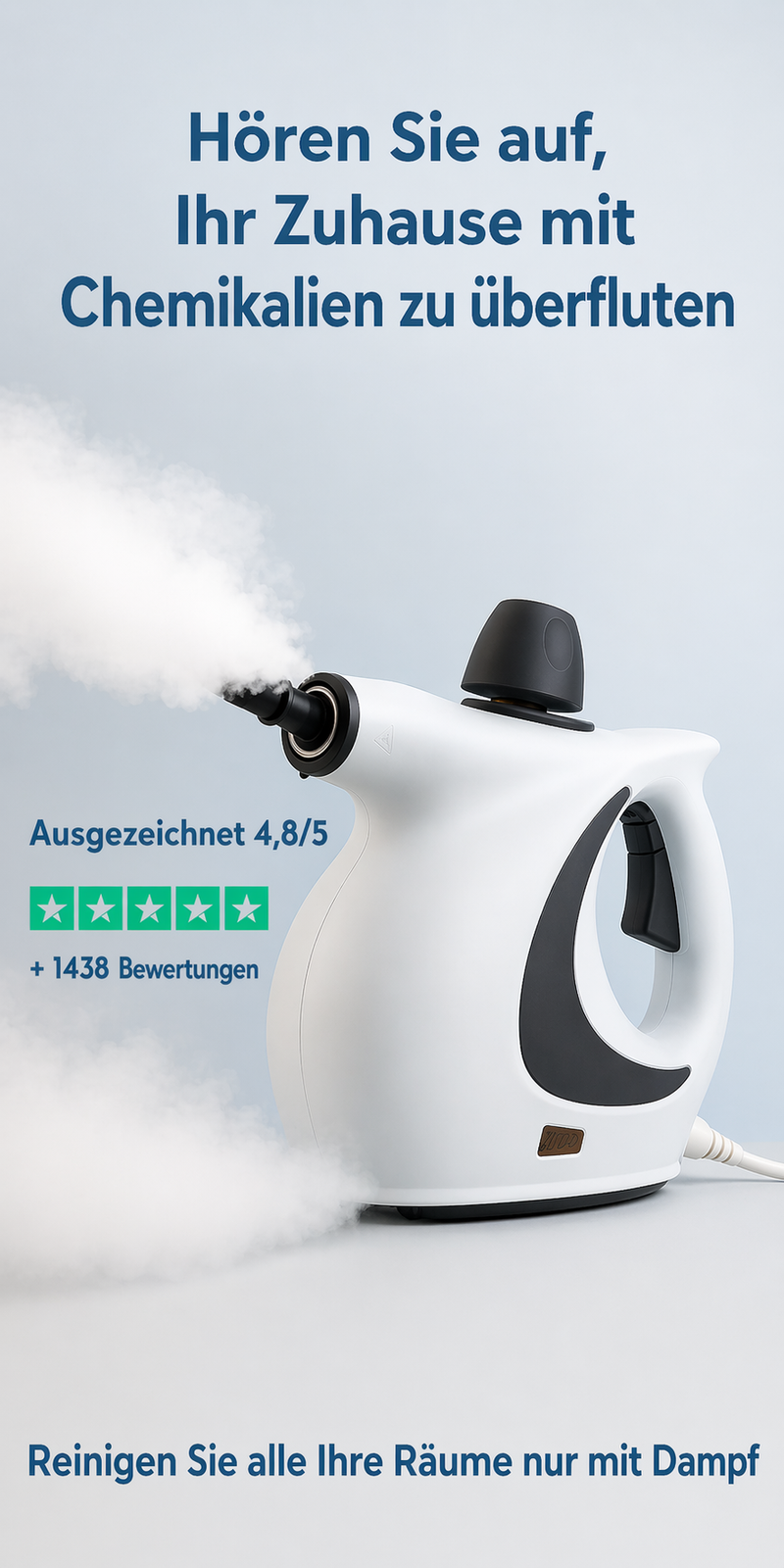 Hören Sie auf Ihr Zuhause zu vergiften – Dampfreiniger