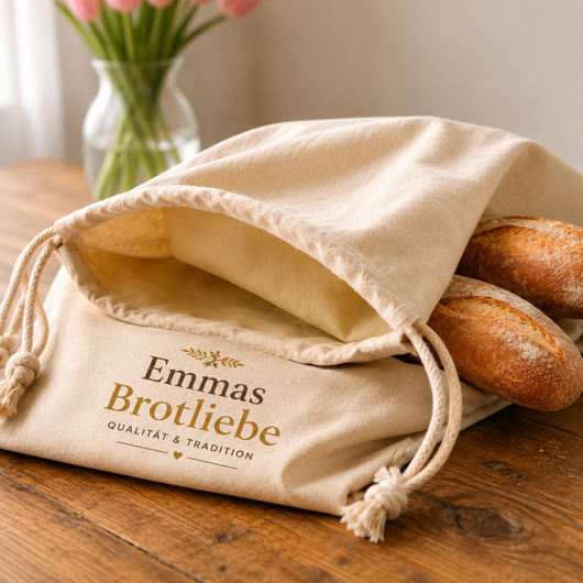Der Emmas Brotliebe Beutel (30 x 40 cm)