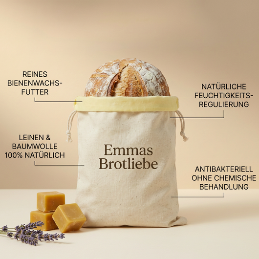 Der Emmas Brotliebe Beutel (30 x 40 cm)