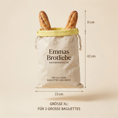 Der Emmas Brotliebe Beutel (30 x 40 cm)