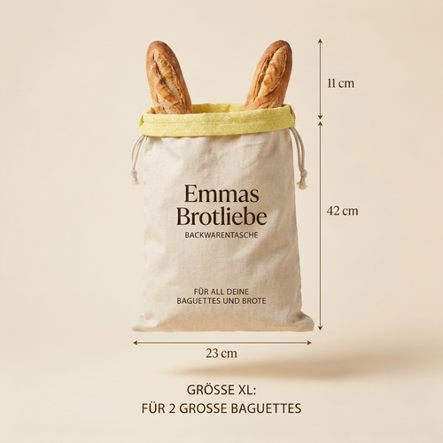 Der Emmas Brotliebe Beutel (30 x 40 cm)