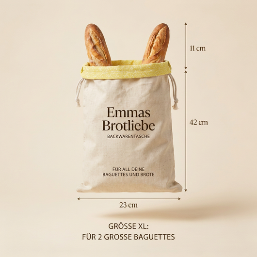 Der Emmas Brotliebe Beutel (30 x 40 cm)